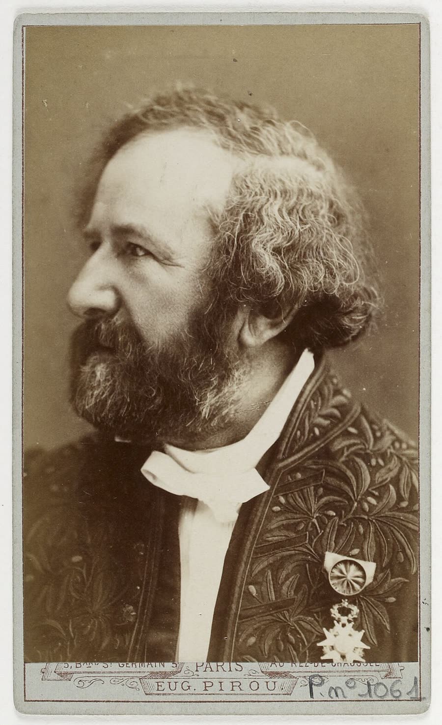 Photographic portrait of Hippolyte Fizeau, seated, in nineteenth-century formal dress.